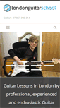 Mobile Screenshot of londonguitarschool.co.uk